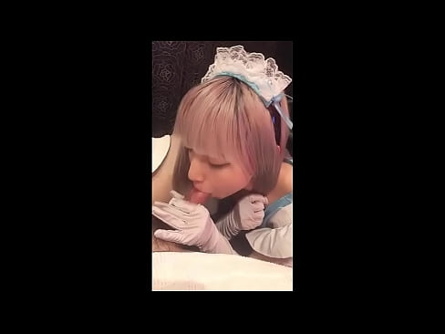 ❤️ Japanese Idol [mayuka], French maid costume, part 1, blowjob and jerk off with lotion ❤ Porno vk sa amon ❌️
